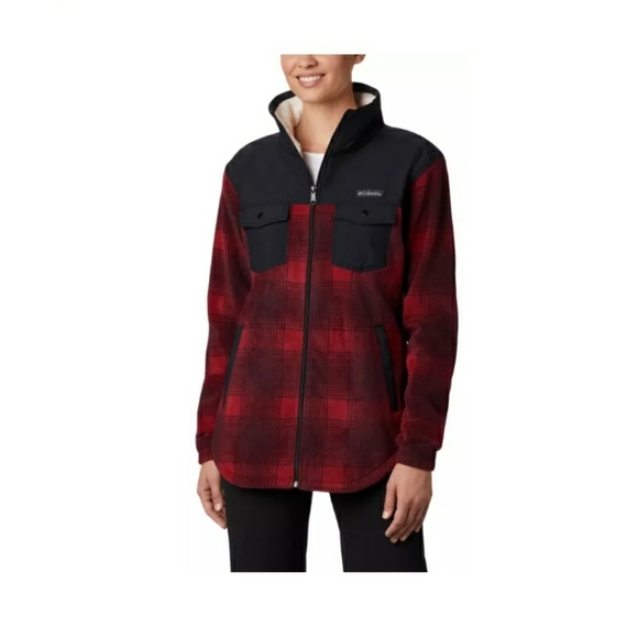 columbia benton springs overlay fleece jacket